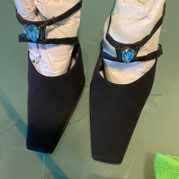 Giuseppe zanotti aquamarine stone heels - Picture 3 of 14